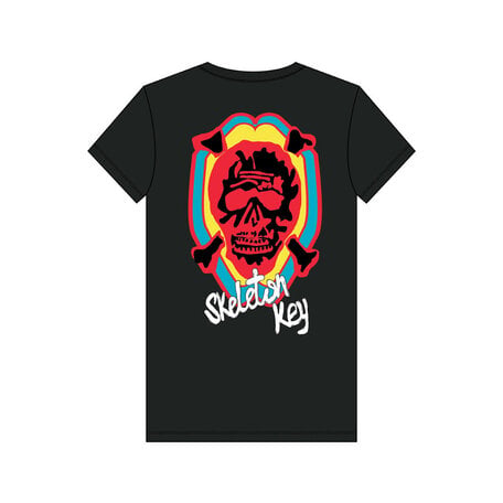 Skeleton Key Skate or Die T-Shirt Black
