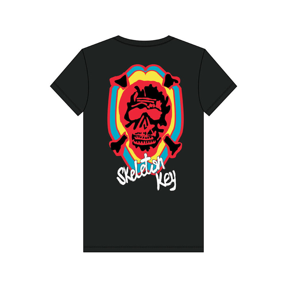Skeleton Key Skate or Die T-Shirt Black