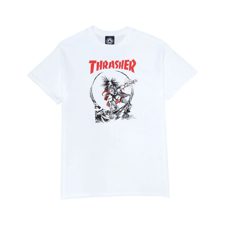 Thrasher Outlaw 2-Tone T-Shirt White