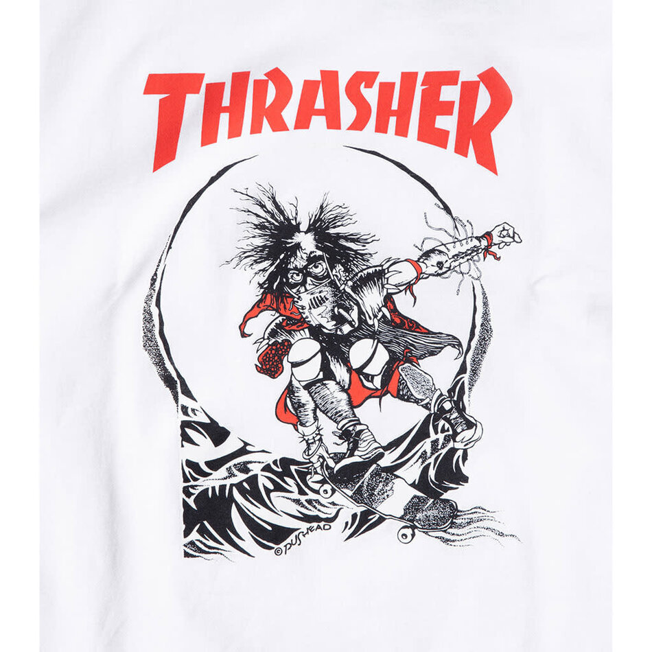 Thrasher Outlaw 2-Tone T-Shirt White