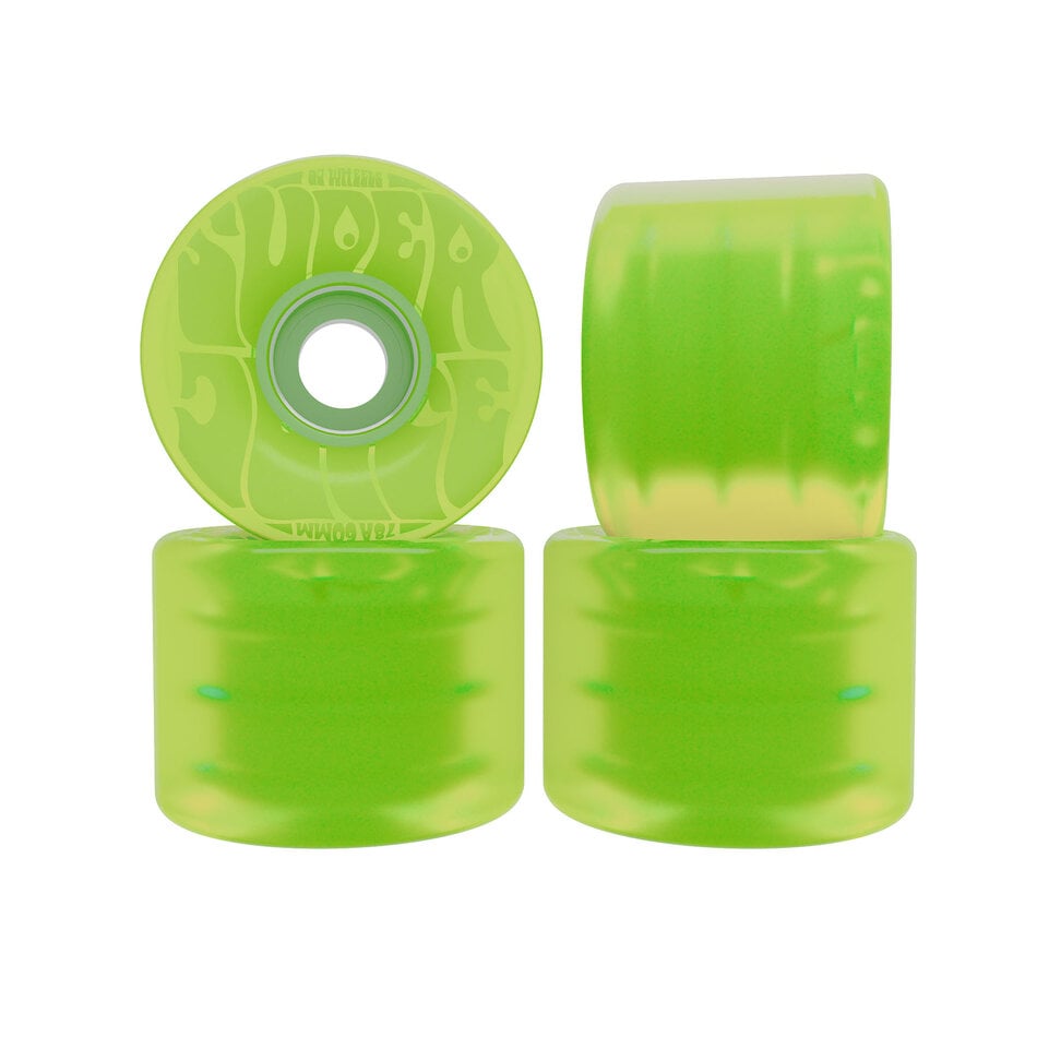 OJ Bubble Gum Super Juice 78A Wheels Transparant Green