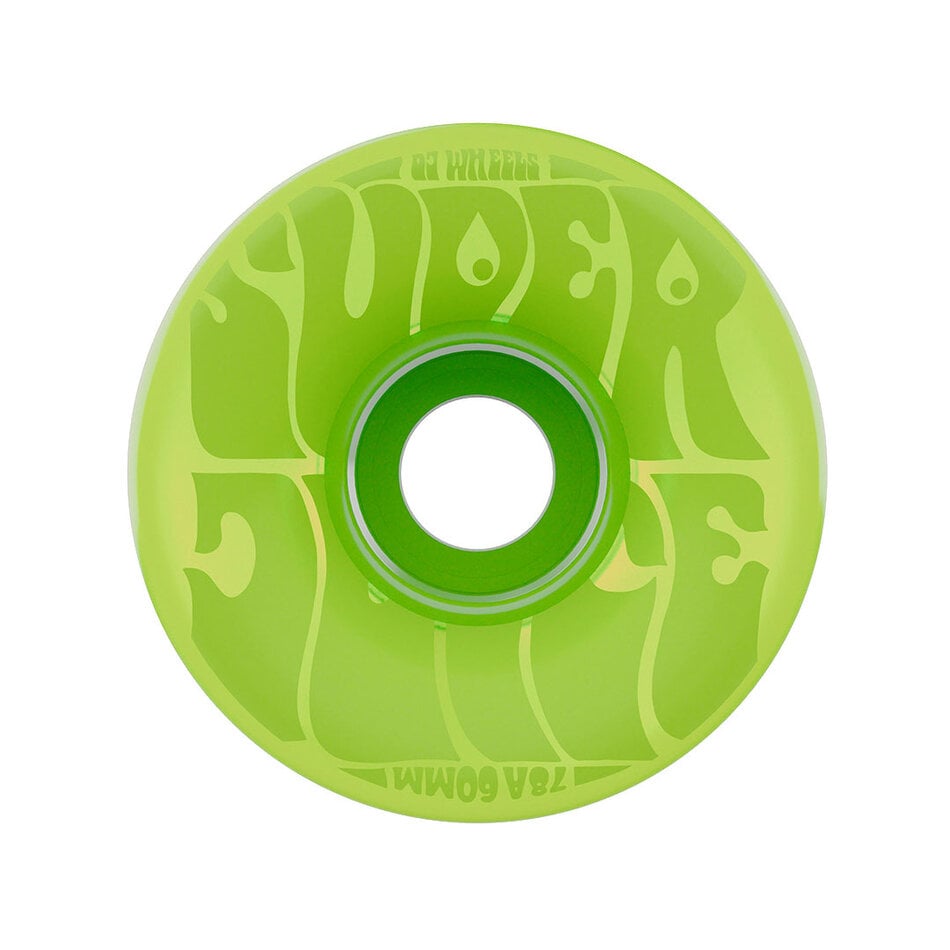 OJ Bubble Gum Super Juice 78A Wheels Transparant Green