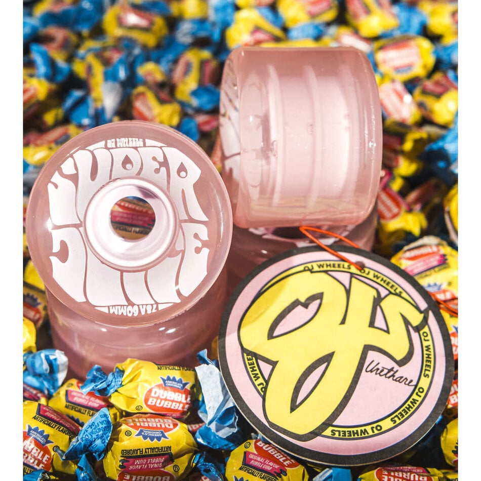 OJ Super Juice Bubble Gum 78A Wheels Transparent Pink