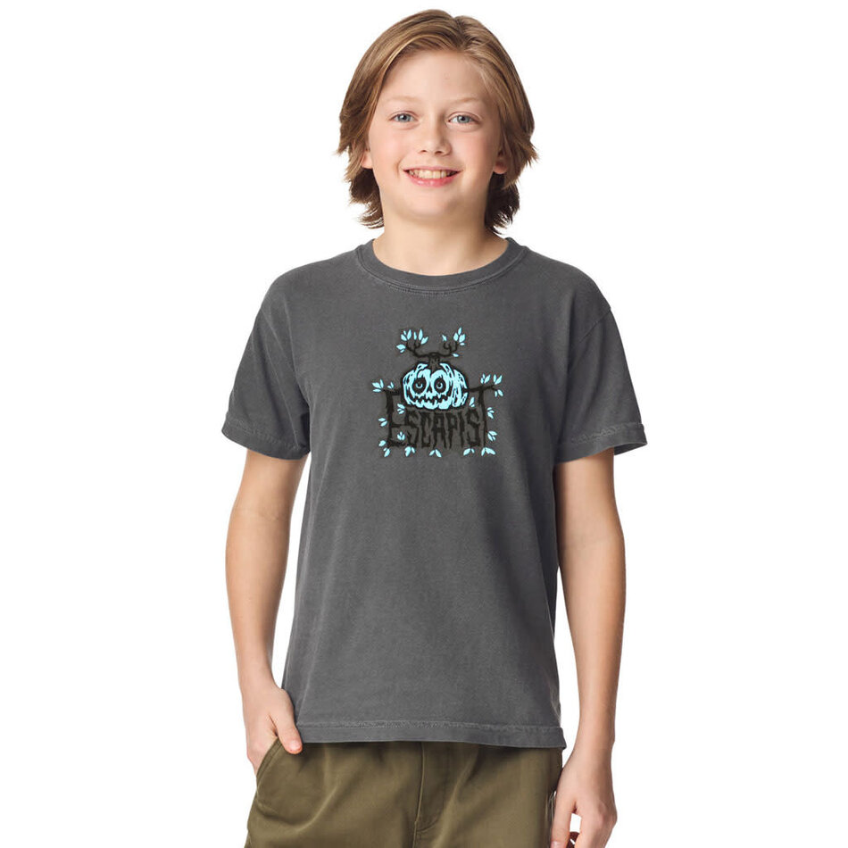 Escapist Pumpkin Garment Dyed Youth T-Shirt Pepper