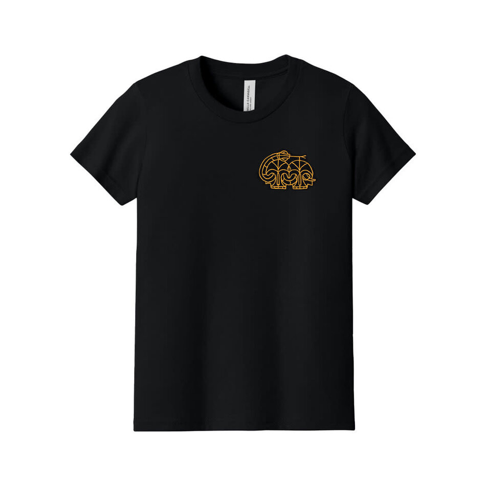 Escapist Snake Youth T-Shirt Black