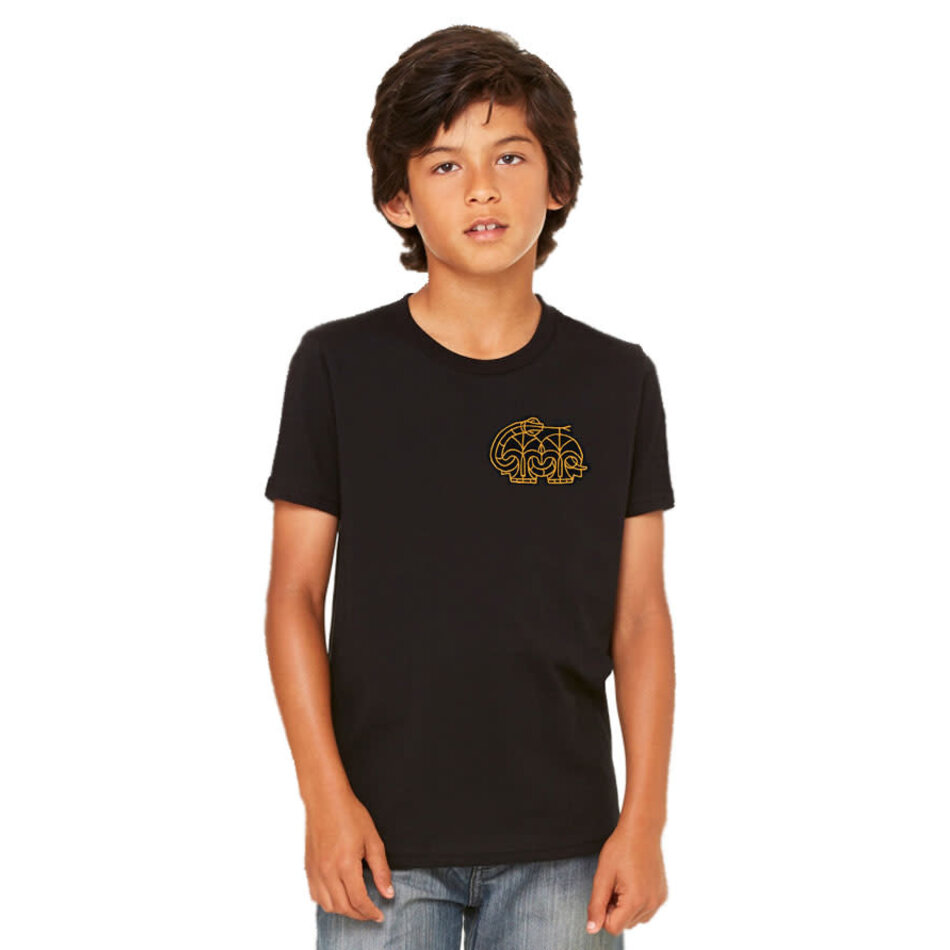 Escapist Snake Youth T-Shirt Black