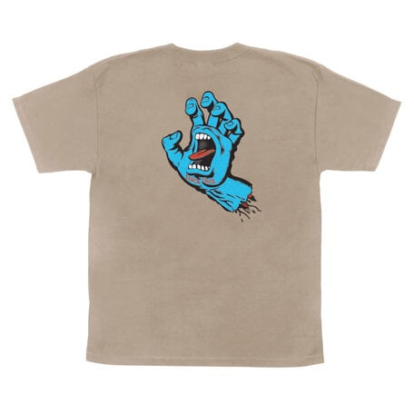 Santa Cruz Screaming Hand Midweight T-Shirt Sand