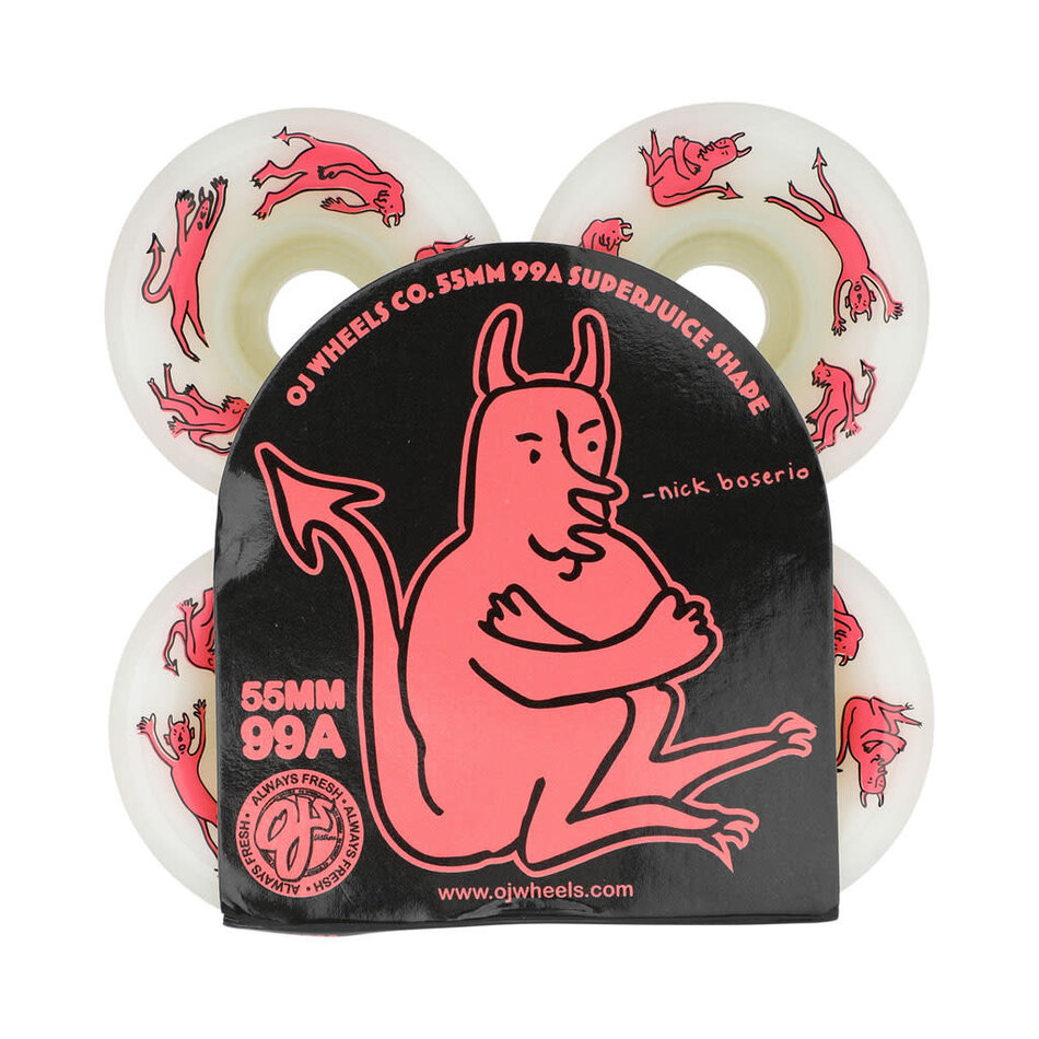 OJ Nick Boserio Little Devils Original 99A Wheel White