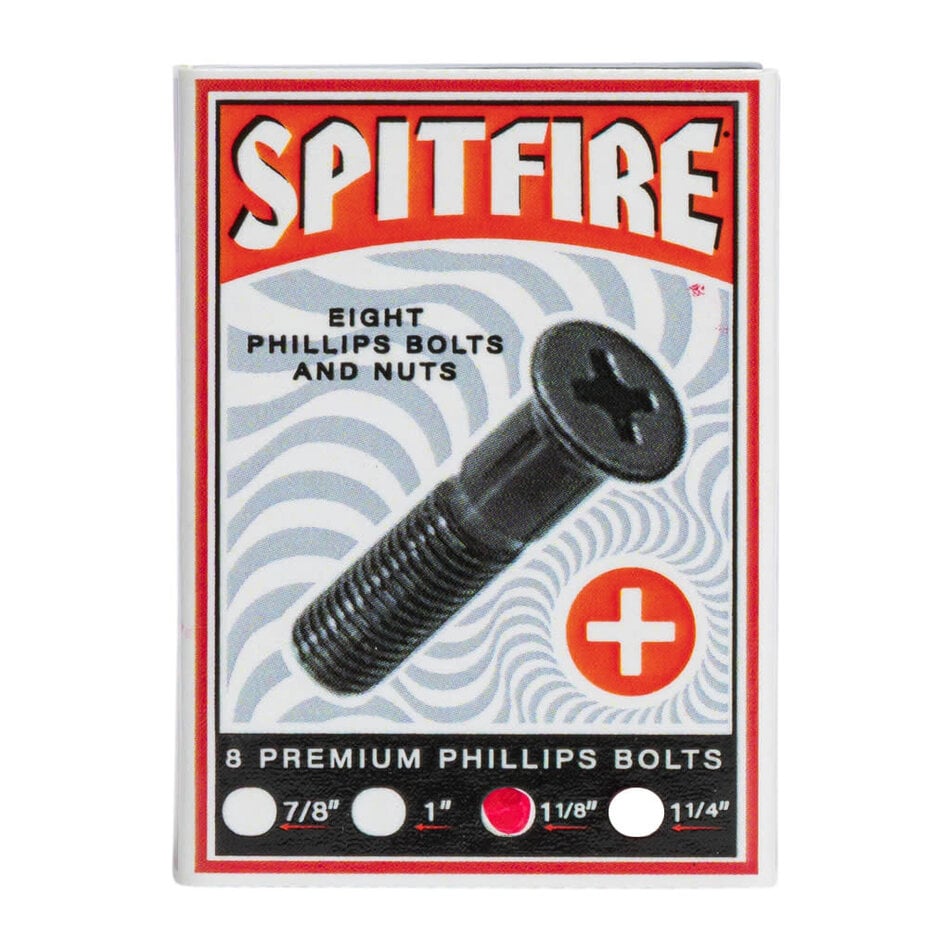 Spitfire Hardware Phillips 1 1/8" Black
