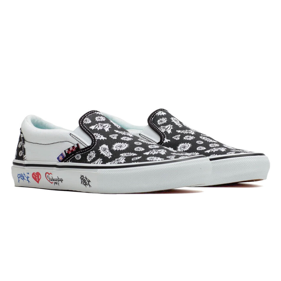 Vans x punkandyo Skate Slip-On Black/White