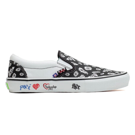 Vans x punkandyo Skate Slip-On Black/White