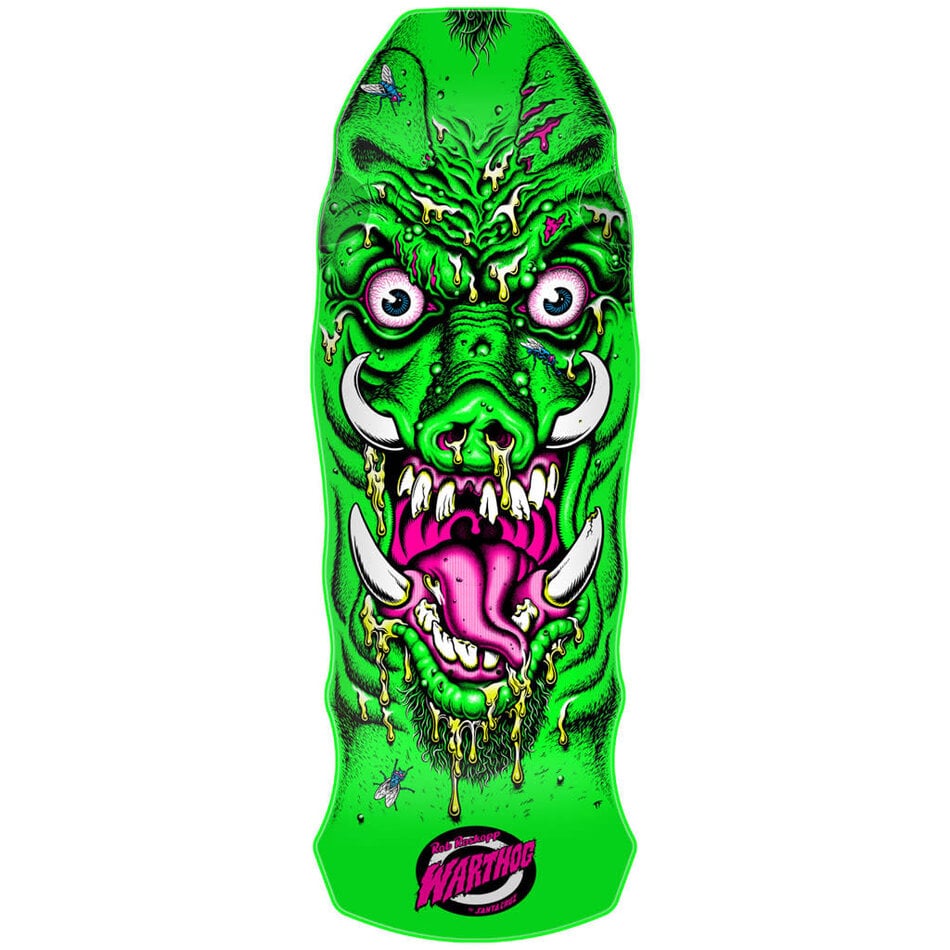 Santa Cruz Rob Roskopp Warthog Deck Neon Green Dip