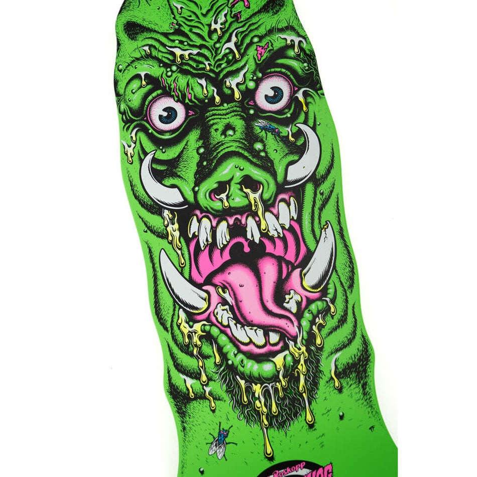 Santa Cruz Rob Roskopp Warthog Deck Neon Green Dip