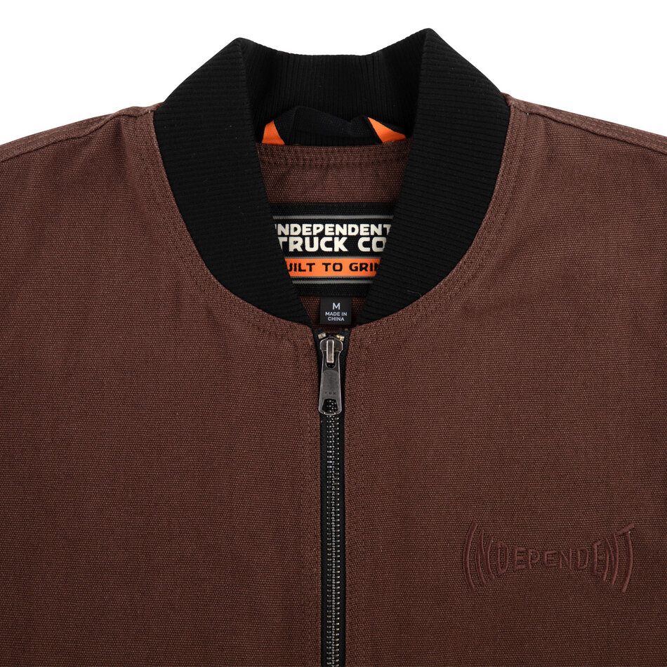 Independent Built To Grind Work Vest Chocolate