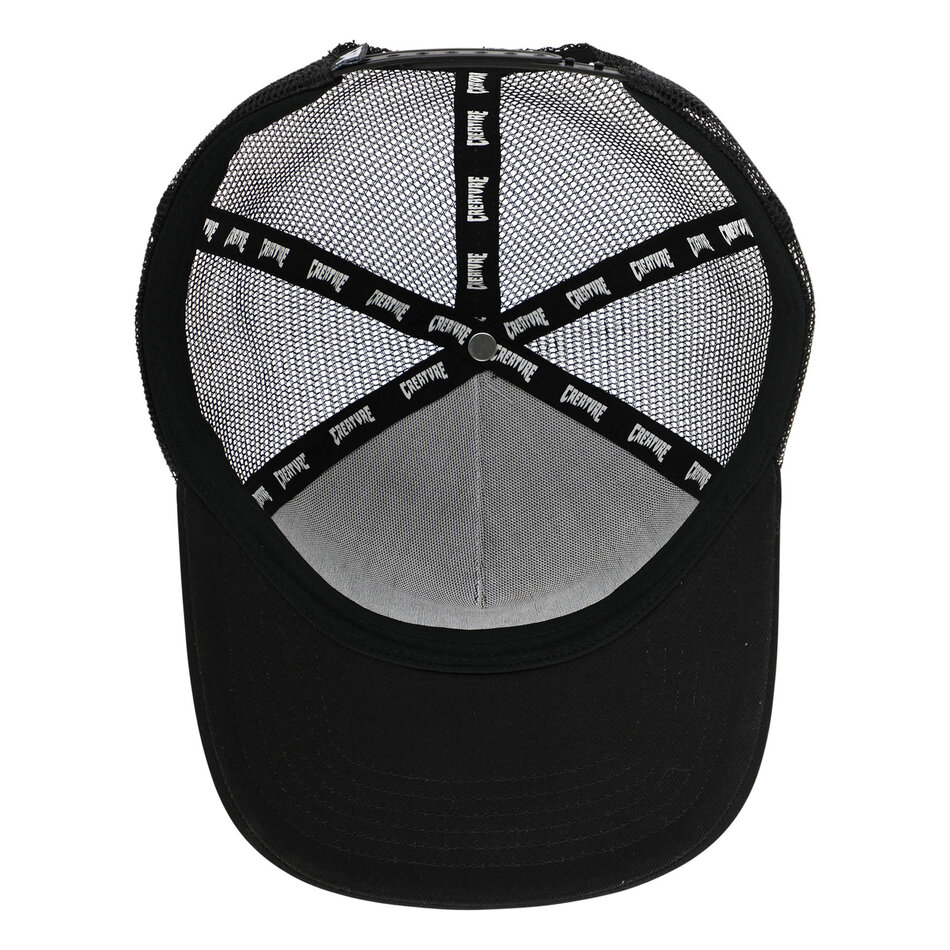 Creature Security Service Snapback Structured Hat Black