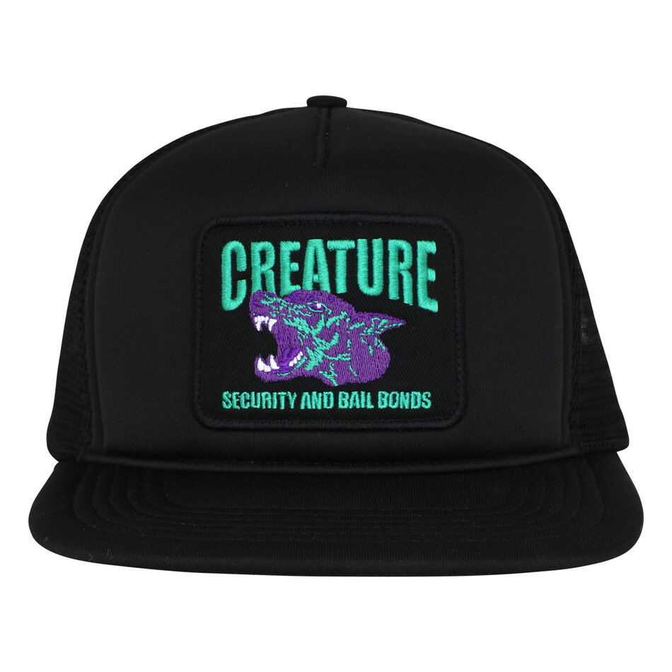 Creature Security Service Snapback Structured Hat Black