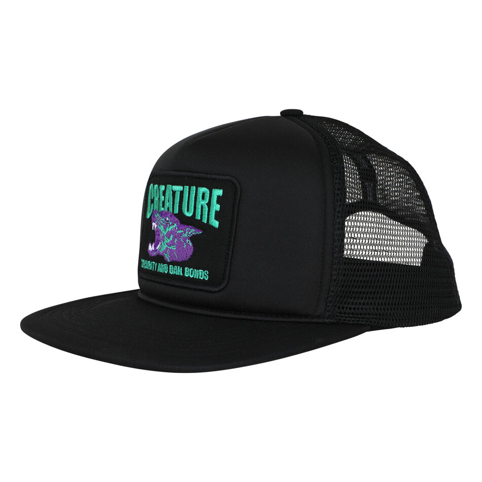 Creature Security Service Snapback Structured Hat Black