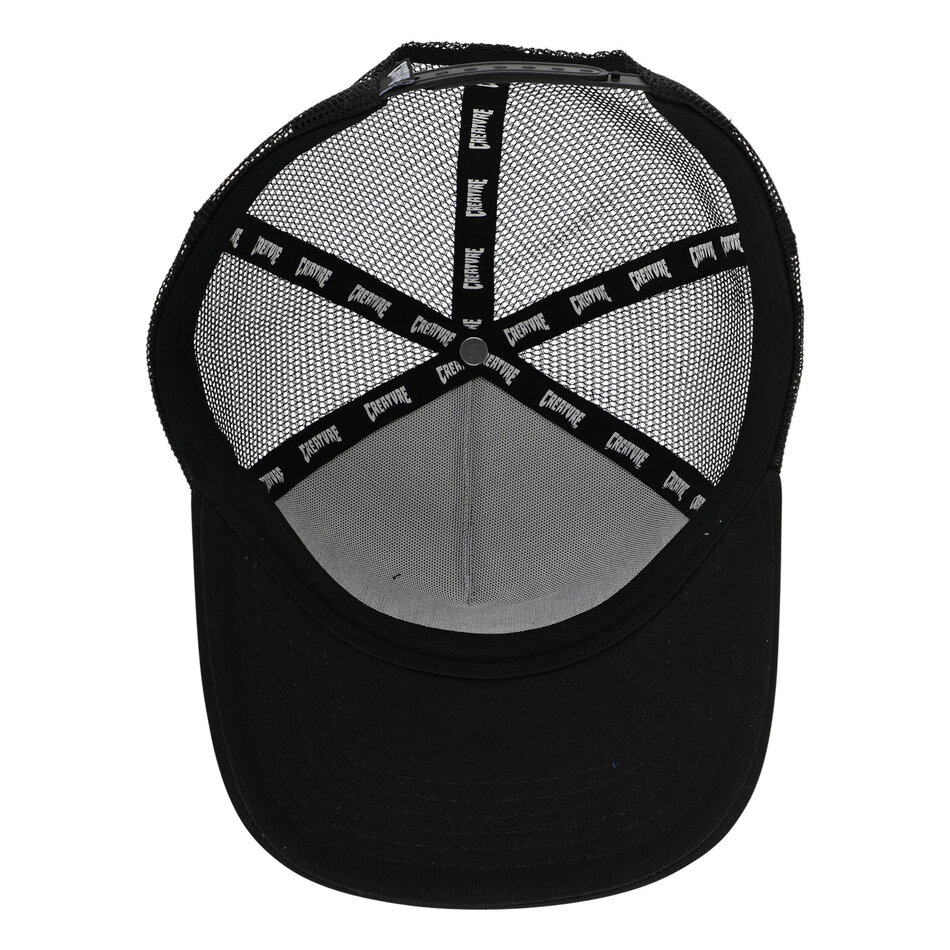 Creature Security Service Snapback Structured Hat White/Black