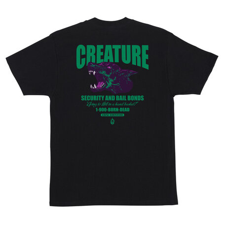 Creature Security Service T-Shirt Black
