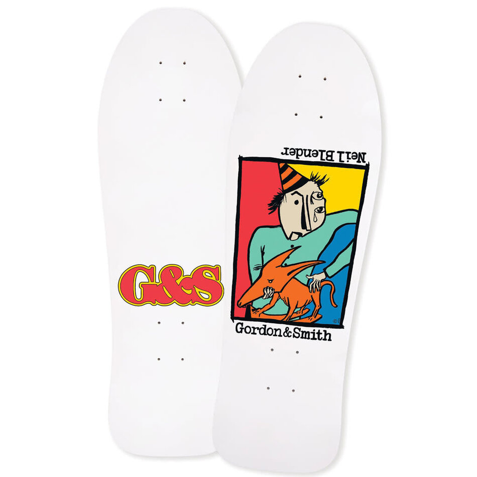 G&S Neil Blender Rocking Dog Re-issue Deck White