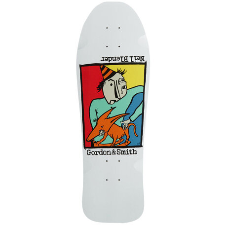 G&S Neil Blender Rocking Dog Re-issue Deck White