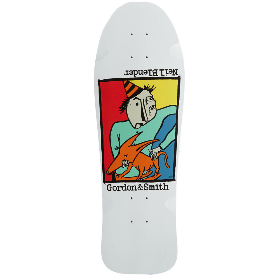 G&S Neil Blender Rocking Dog Re-issue Deck White
