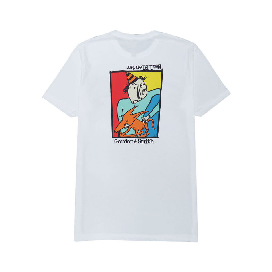 G&S Neil Blender Rocking Dog T-Shirt White