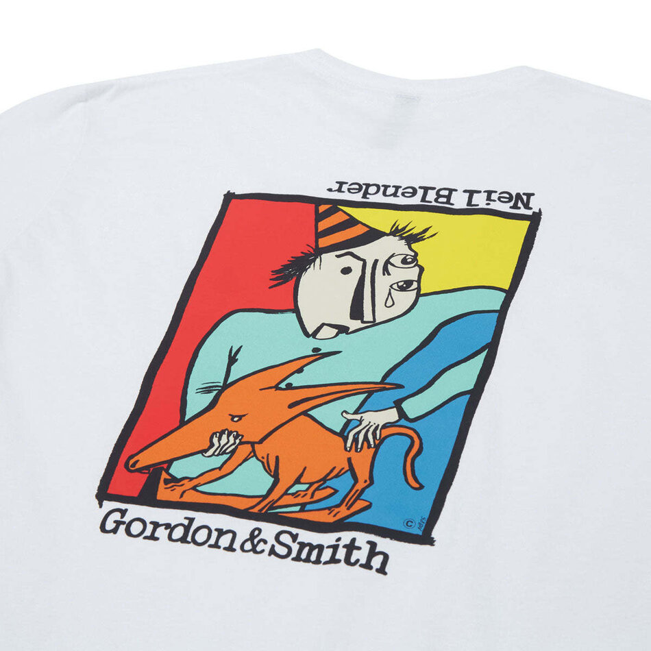G&S Neil Blender Rocking Dog T-Shirt White