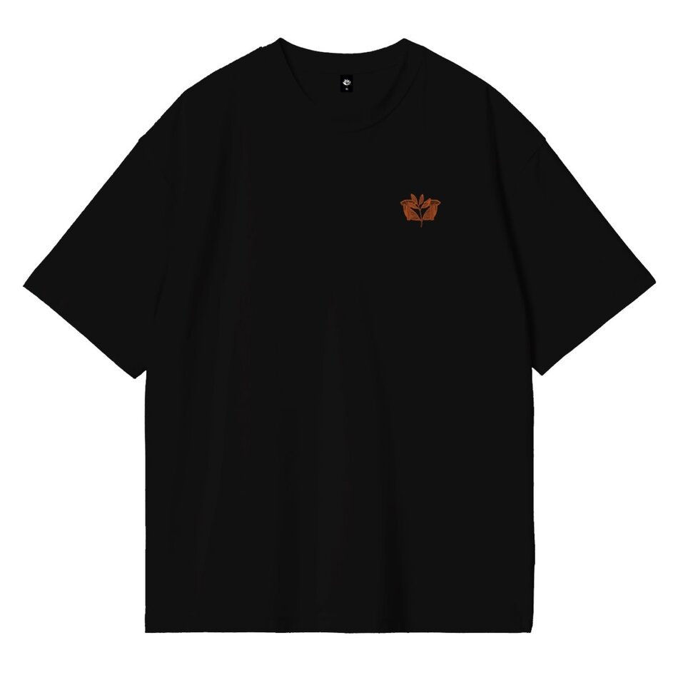 Magenta Pillar Baseline T-Shirt Black