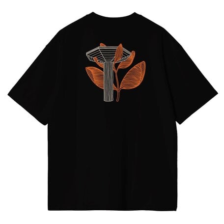 Magenta Pillar Baseline T-Shirt Black