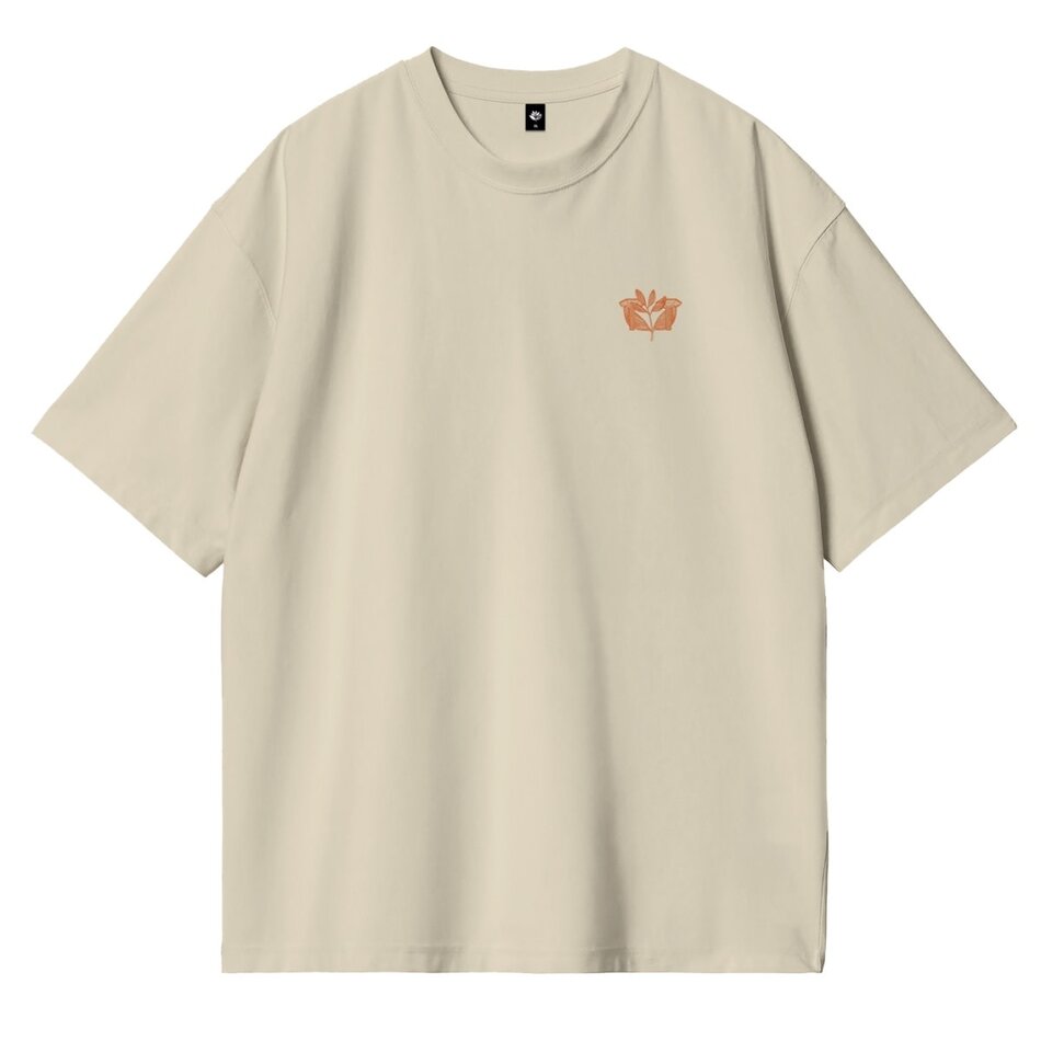 Magenta Pillar Baseline T-Shirt Natural