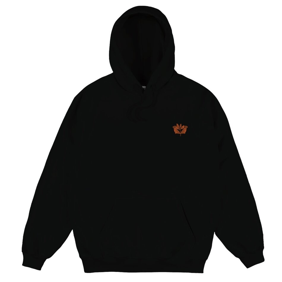 Magenta Pillar Baseline Hoodie Black