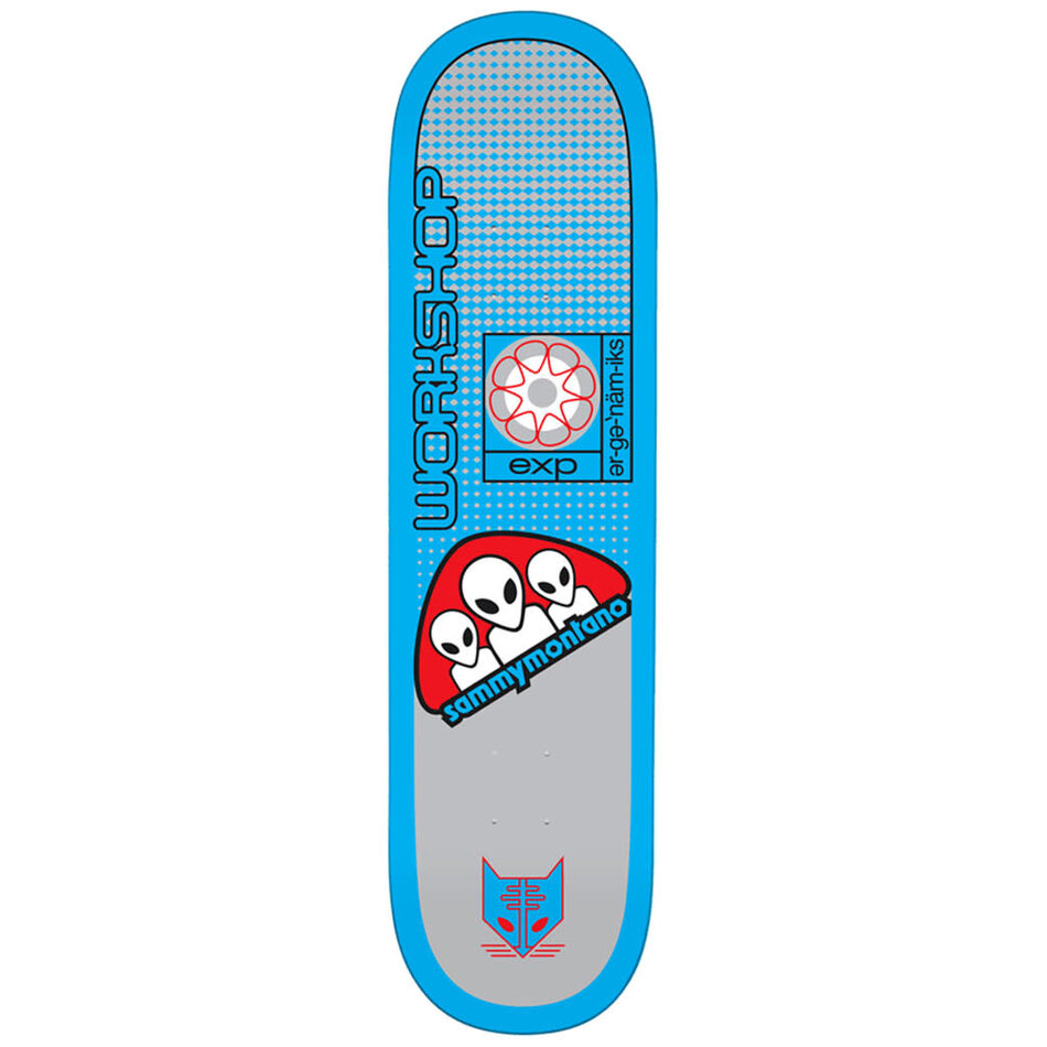 Alien Workshop Sammy Montano Ergonomics EXP Deck Neon Blue