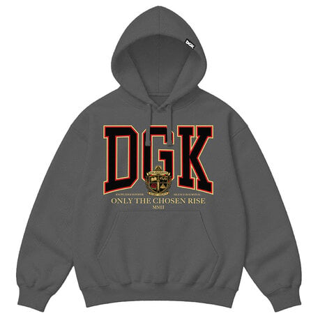 DGK Secret Society Fleece Hoodie Gunmetal Heather
