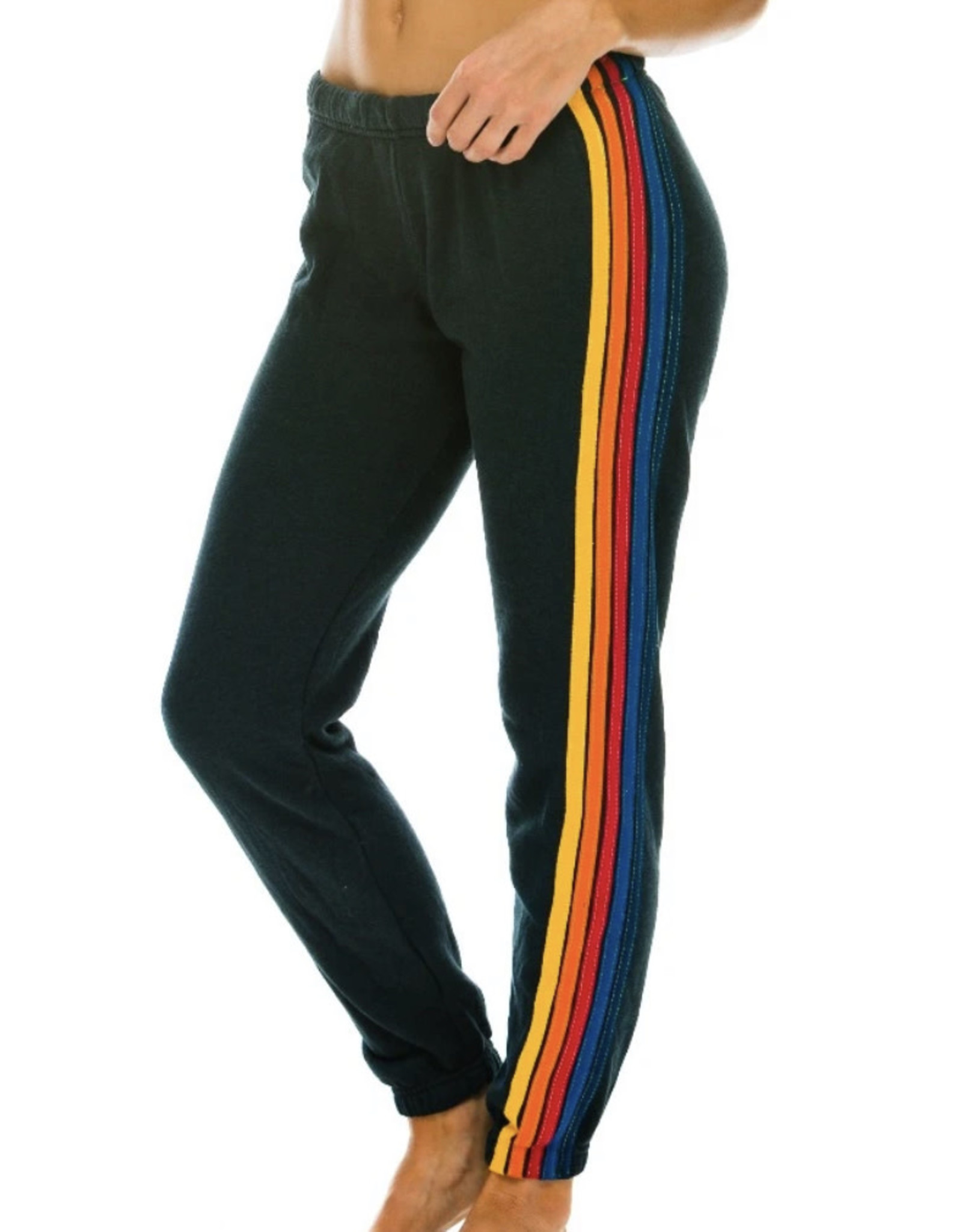 Aviator Nation Men's 5 Stripe Sweatpant