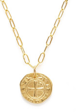 Amano Medieval coin necklace 62CM