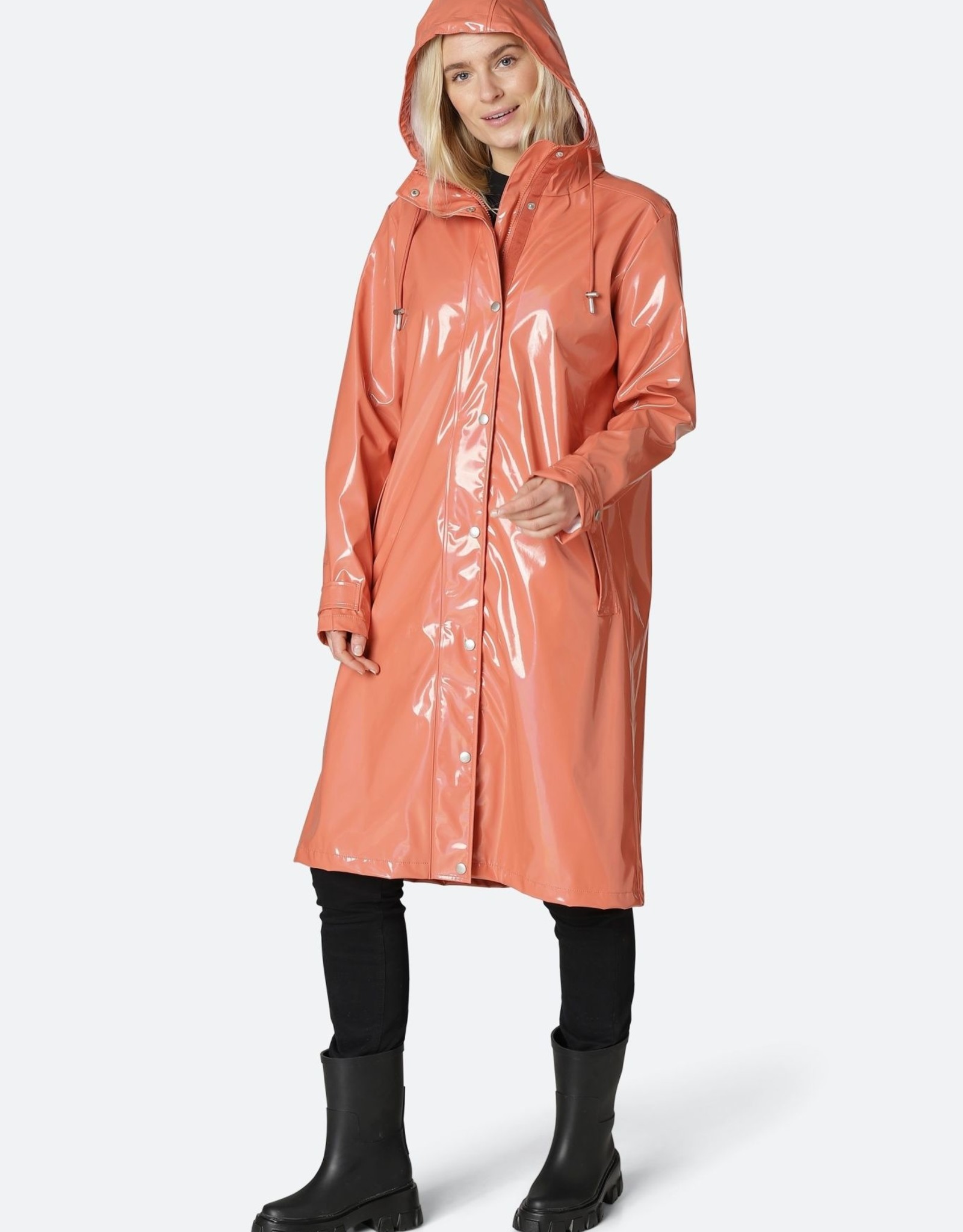 Ilse Jacobsen Ilse Rain 146 shiny long coat
