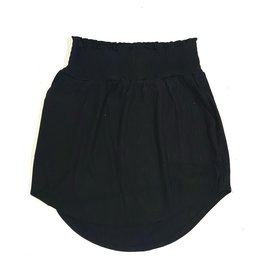 Cozy Rib HiLo Smock Shirttail Skirt
