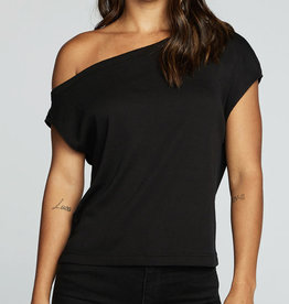 Recycled Rib Off Shoulder Top