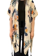 Printed tassel kimono UDYLK2100