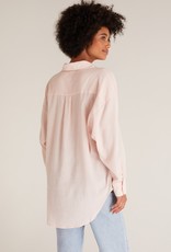 ZSupply ZSupply Lalo Gauze Button Up Top - Pink Sky