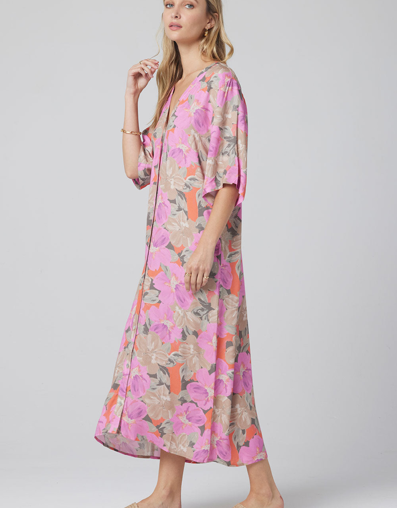 saltwater luxe Floral Kimono/Dress