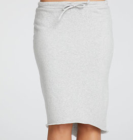 Chaser Cotton Fleece Hilo Midi Skirt