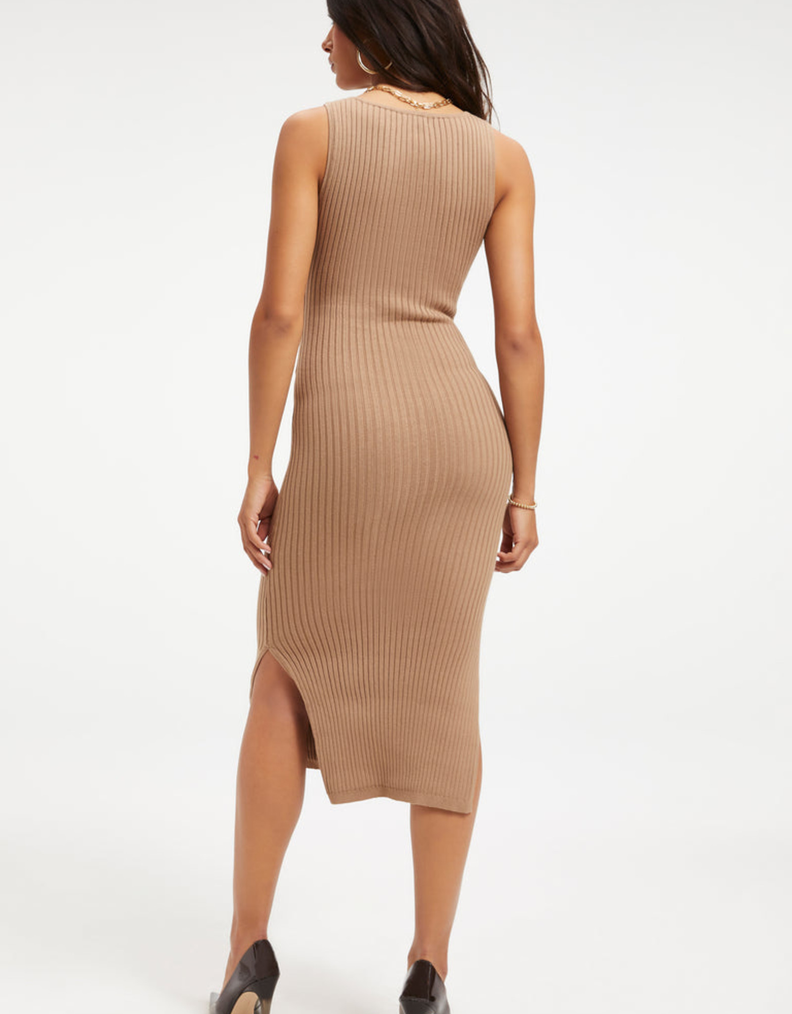 Good American Belted Body Dress