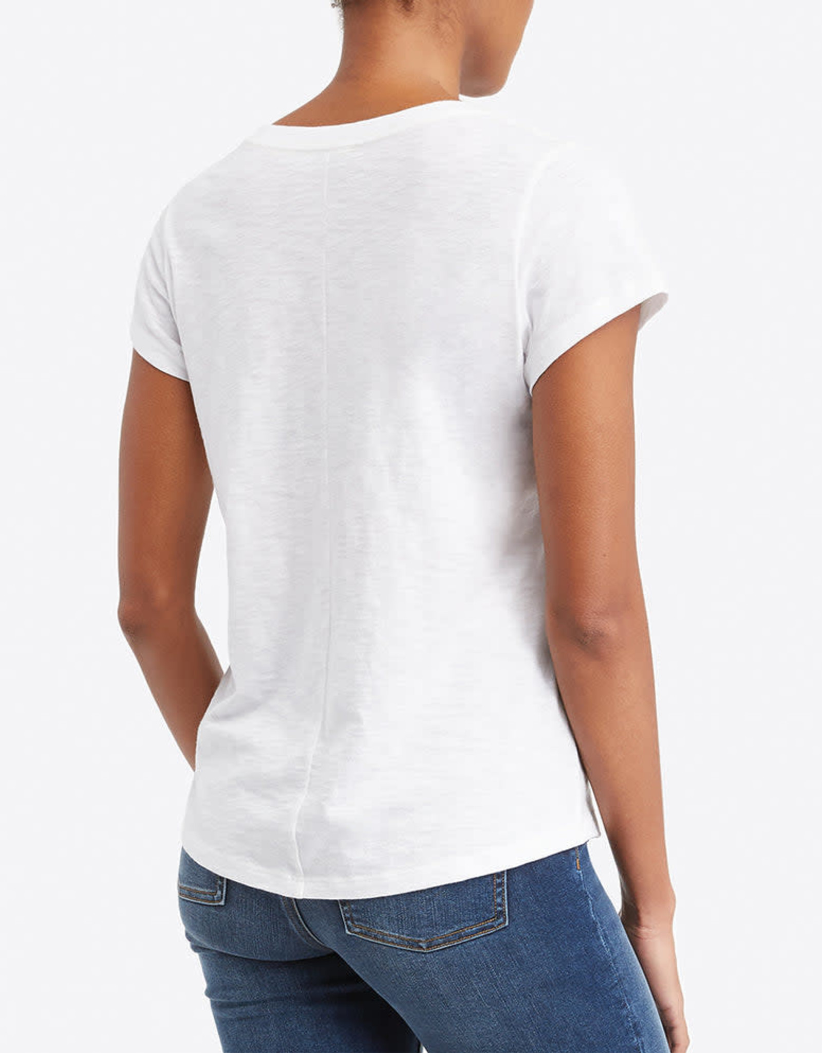 The Perfect V-Neck Seamed Top – Spanx