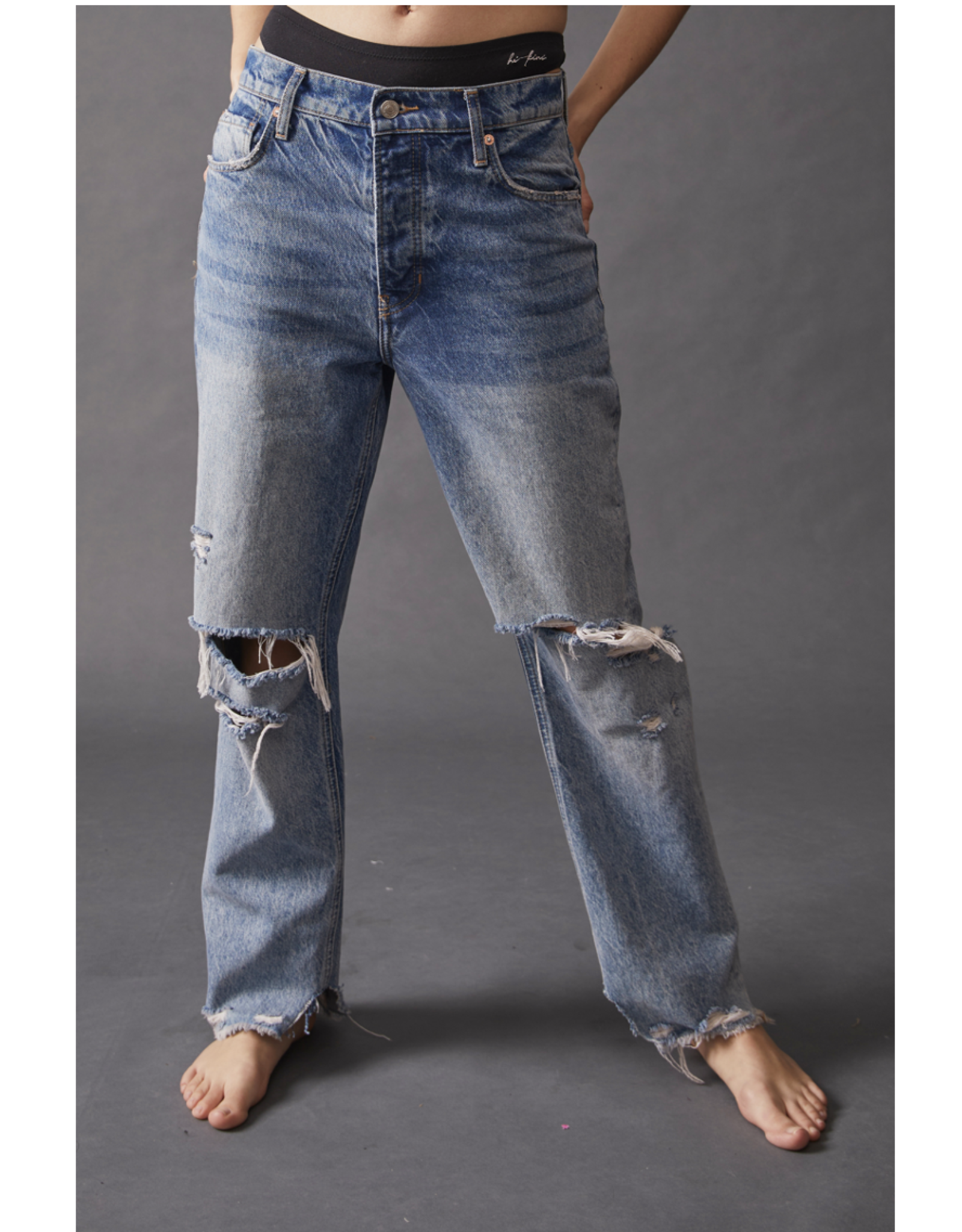 free people women's tapered baggy boyfriend jeans