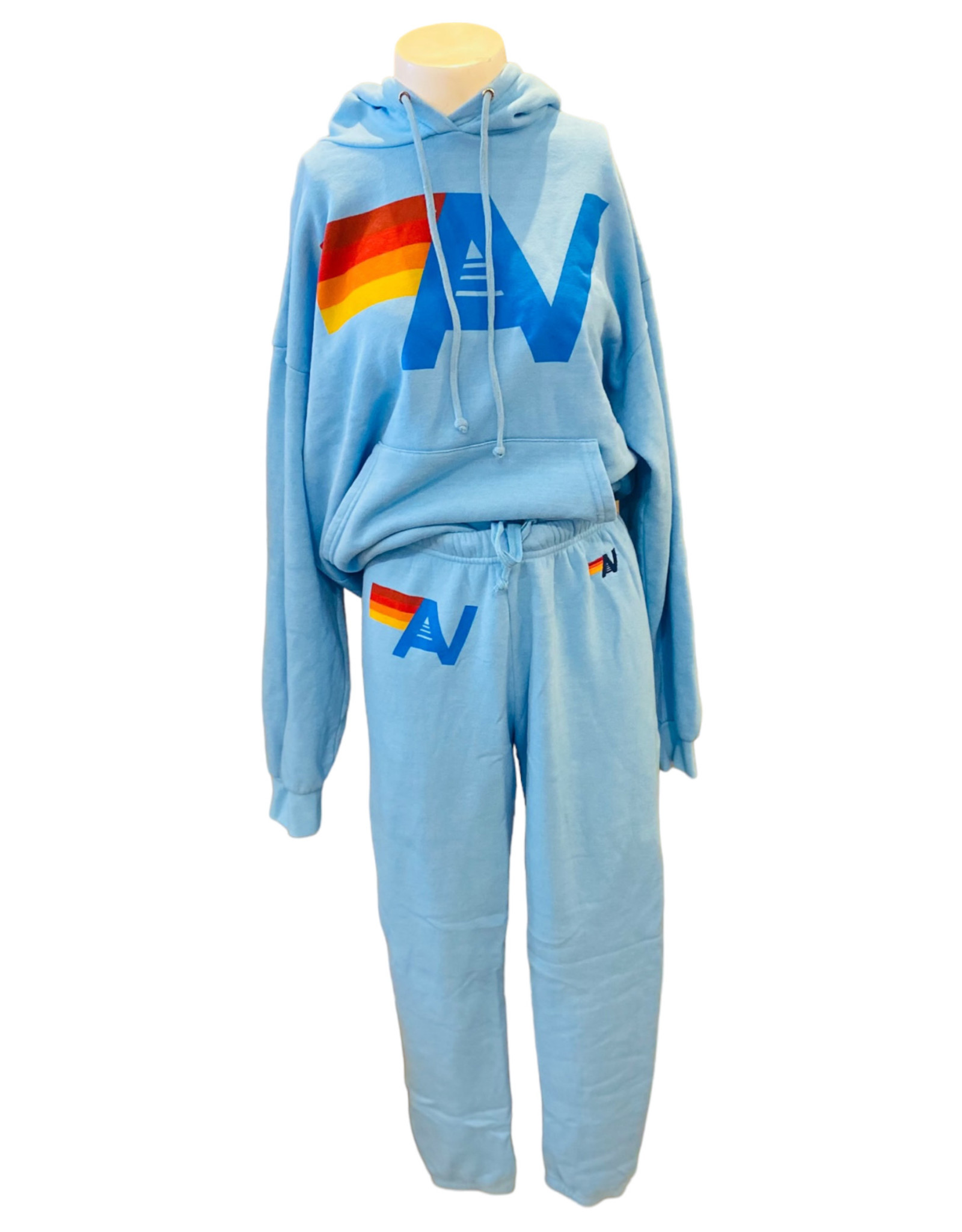 Aviator Nation Sweatpants - Blue Loungewear, Clothing - WAVIS42556