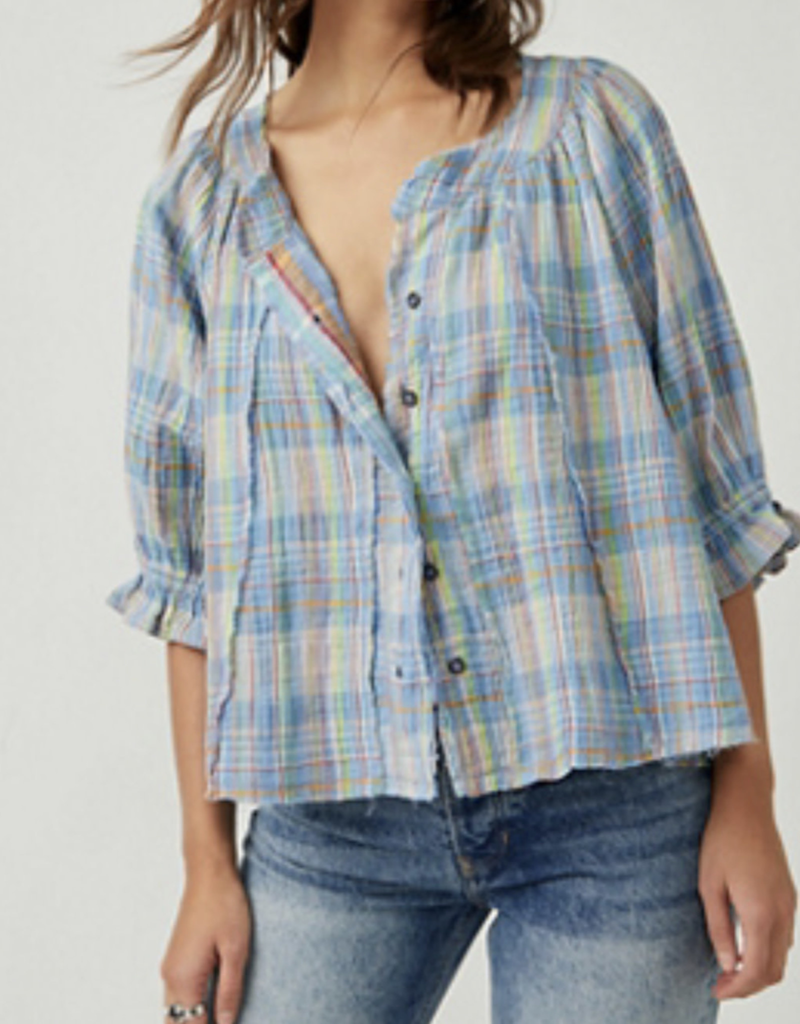 Free People FP Lucy swing plaid OB1694623 - flicka