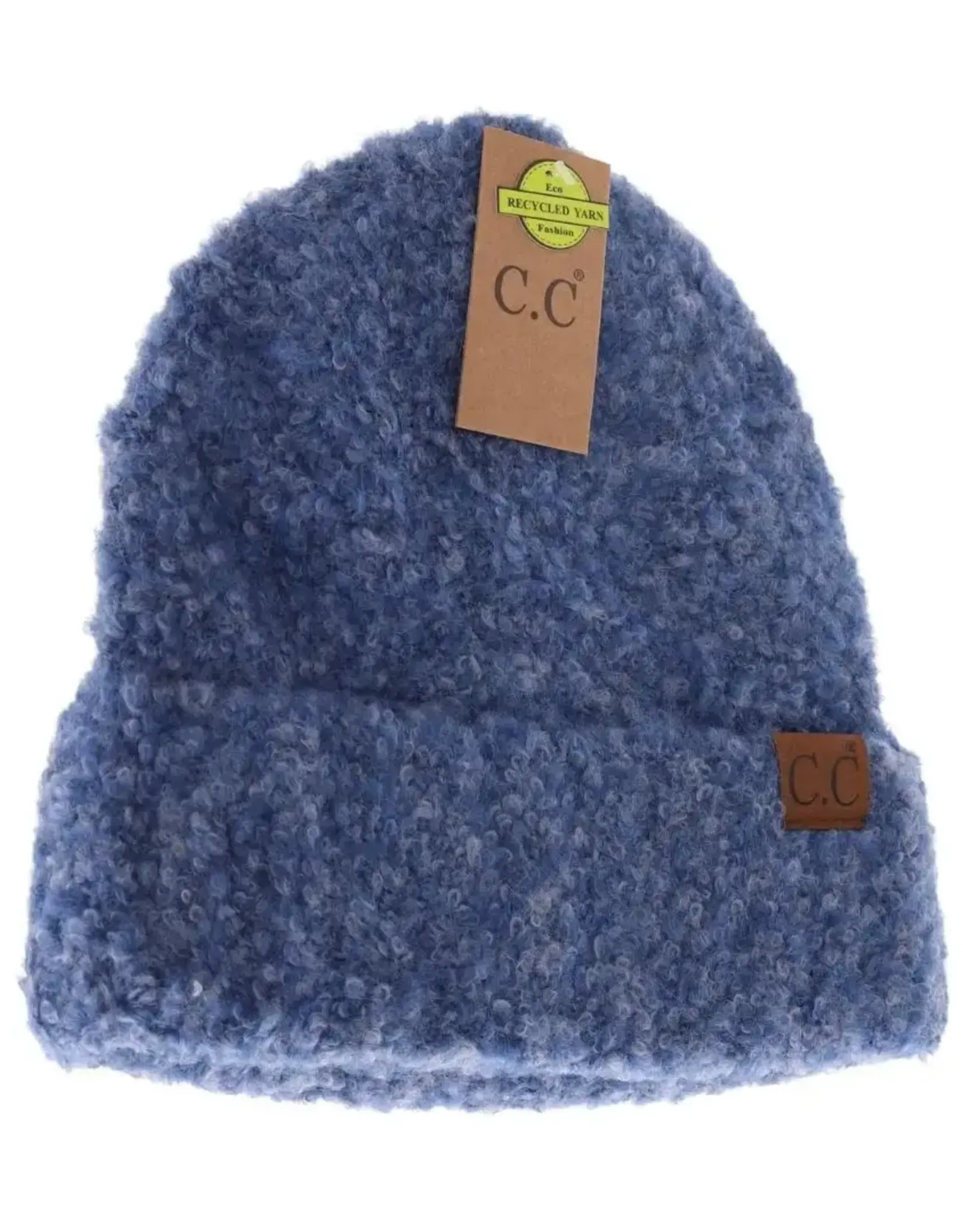 C.C. Mixed Tone Boucle Cuff Beanie