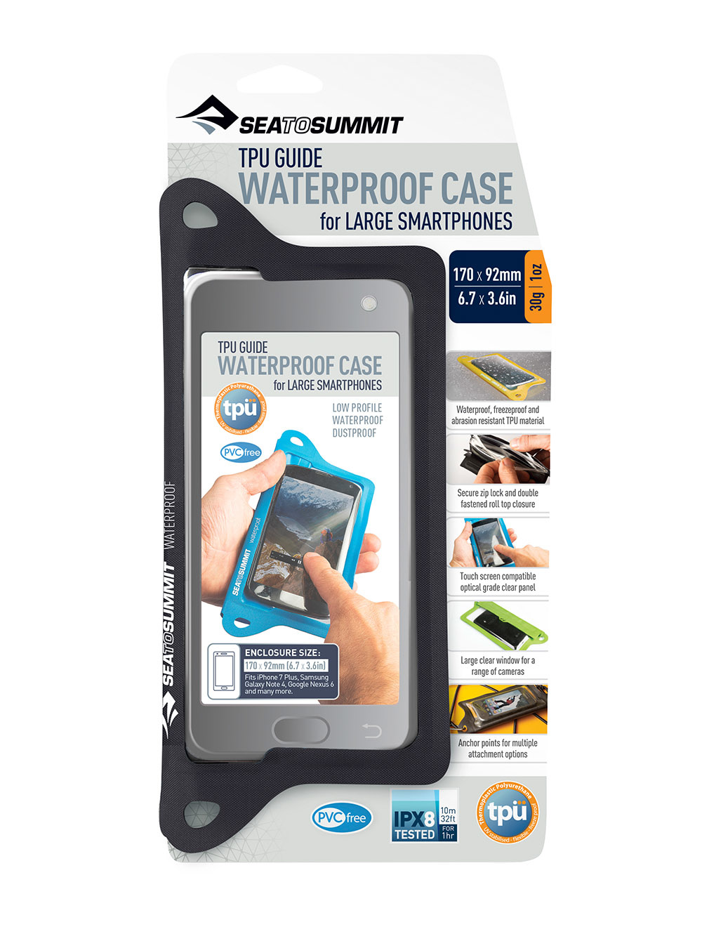 TPU Guide Waterproof Smartphone Case Sporting Intentions
